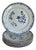 Set of 6 Vintage Rörstrand Ostindia East Indies Swedish Blue Porcelain Charger Plates For Sale