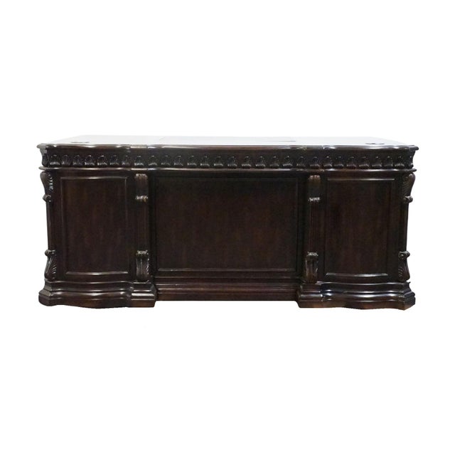 Coaster Furniture Tucker Collection Walnut Contemporary Traditional 72" Executive Computer Desk For Sale - Image 11 of 12