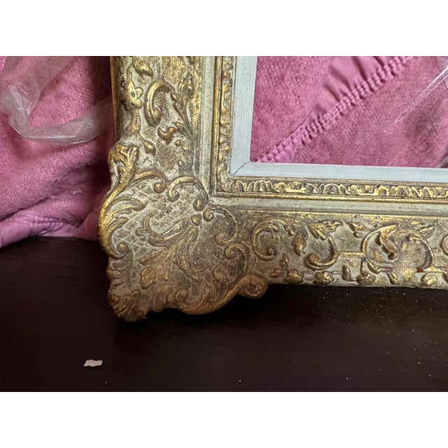 French Large French Giltwood Frame – Mid 19th Century Antique For Sale - Image 3 of 12