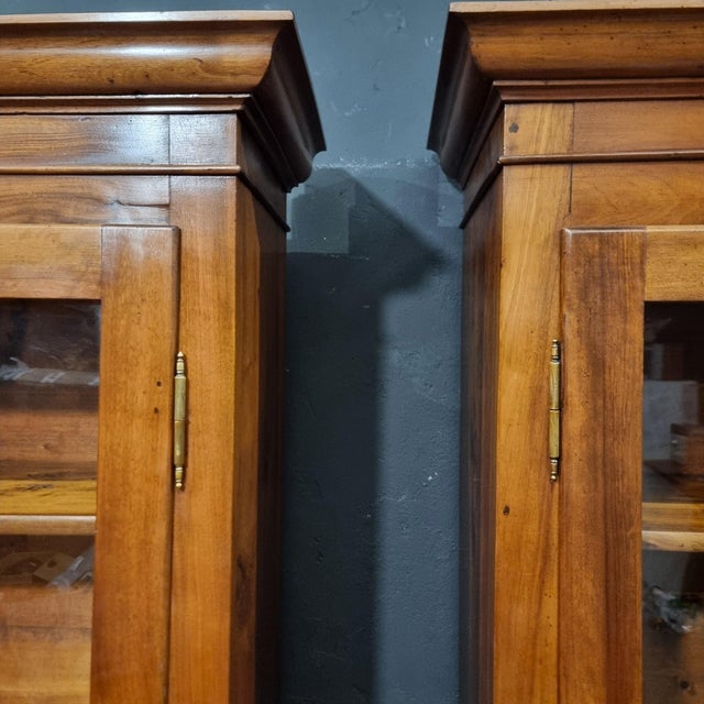 Walnut Bookcases, 1840s, Set of 2 For Sale - Image 10 of 14
