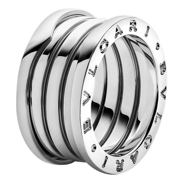 Late 20th Century Bulgari "B.zero1" Four Band Ring, Size 7 For Sale