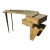 Mid-Century "Boomerang" Atomic Curved Desk For Sale