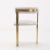 Mid-Century Modern A Rare Set of Brass and Iron Chairs Attributed to Afra and Tobia Scarpa 1960. For Sale - Image 3 of 6