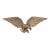 Very Heavy Vintage Solid Bronze Wall Mount American Bald Eagle Bird Brass Statue For Sale