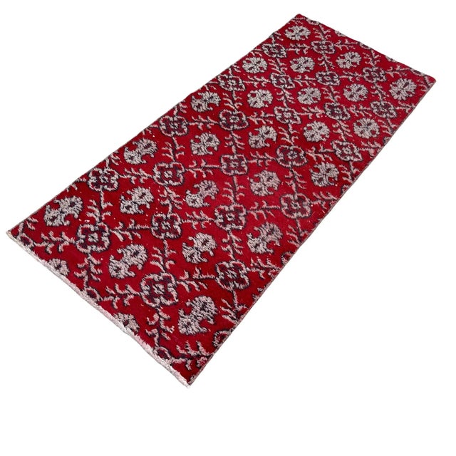 Red Turkish Hand-Knotted Kayseri Rug For Sale - Image 8 of 11