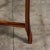 Round Red Leather-Top Occasional Table For Sale - Image 13 of 15