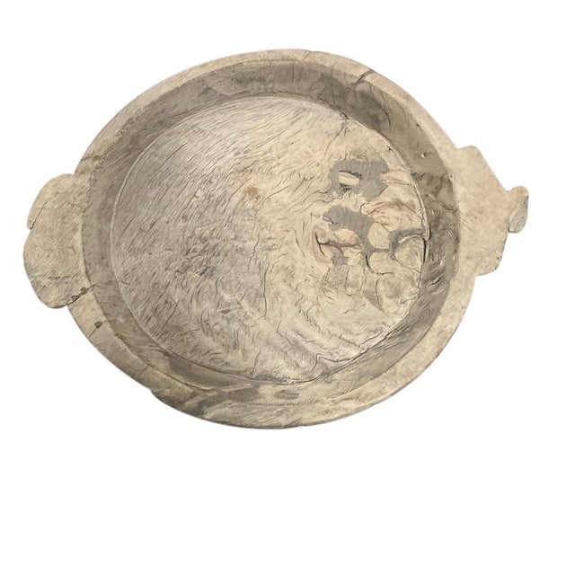 1970s Vintage Wooden Parat Bowl For Sale - Image 5 of 5