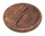 Offered is a vintage round-shaped Kalmar brand solid Teak wood end-grain cheese, charcuterie, and snack tray made in...