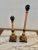 20th Century Wood Ebonized Decorative Poles - a Pair For Sale - Image 11 of 11