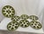 1950s French Orchies Moulin Des Loups Oyster Plates With Platter - Set of 7 For Sale - Image 15 of 17