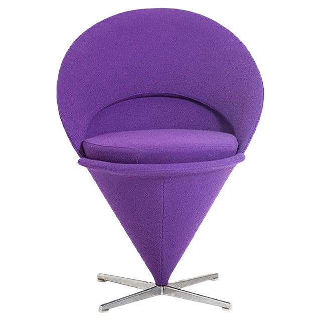 Cone Chair by Verner Panton, 1950s For Sale