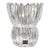 Mikasa Ice Palace Crystal Vase Sculptural Scalloped Rim Slovenia For Sale