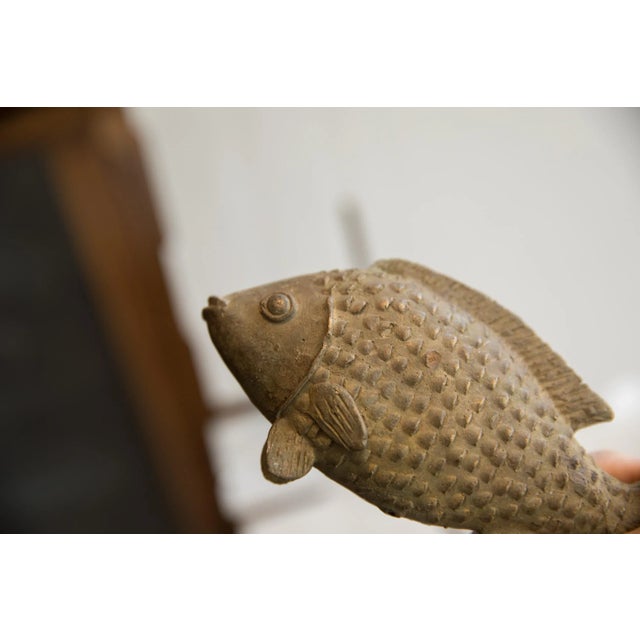 Mid 20th Century Vintage African Fish Sculpture For Sale - Image 5 of 7