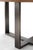 Modern Greg Sheres Style Walnut and Bronze Dining Table For Sale - Image 4 of 5