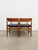 Set of 4 authentic vintage Polish mid century modern dining chairs. Designed by Edmund Homa for Gościcińska Fabryka Mebli...