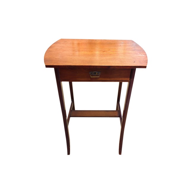 Danish Table with Drawer in Teak, 1950s For Sale