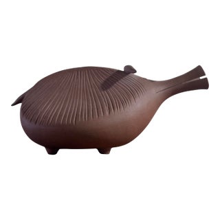 Robert Maxwell Beastie Critter MCM Ceramic 1960’s Signed Sculpture For Sale