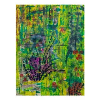 Chef de Mulu, Midnight Bamba, Acrylic on Paper For Sale