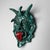 An expressive ceramic wall mask from Seminara, the renowned pottery village in Calabria, made by Gennaro Condurso, a...