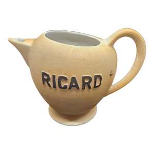 VTG Ricard Anisette Pastis Advertising Water Jug Pitcher #830 France Bar Ware