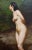 19th Century John George Brown Nude Female in a Wooded Landscape Oil Painting For Sale - Image 4 of 11