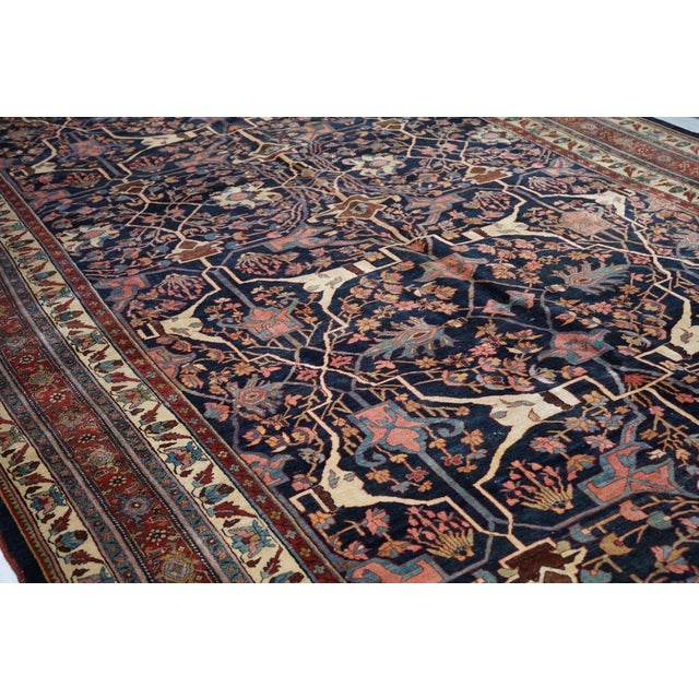 Early 19th Century Late 19th Century Antique Bidjar Rug 11'6'' X 18'0'' For Sale - Image 5 of 10