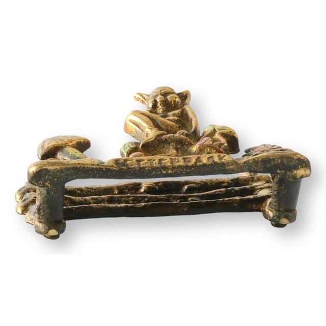 Circa 1900 English Brass Imp Letter Rack For Sale - Image 4 of 5