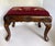 Antique English Needlepoint Footstool With Carved Queen Anne Style Legs For Sale - Image 11 of 11