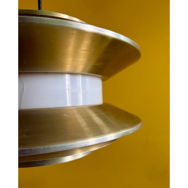 Vintage Space Age Hanging Lamp by Carl Thore for Granhaga, 1960s For Sale In New York - Image 6 of 7