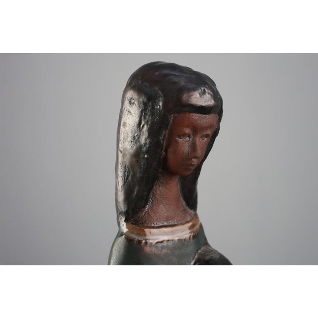 Mid‑Century Ceramic Sculpture by Perignem, Belgium, 1960s For Sale - Image 11 of 15