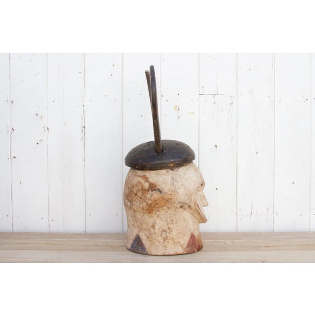 African Rare Antique Punu Tribal Mask For Sale - Image 3 of 9