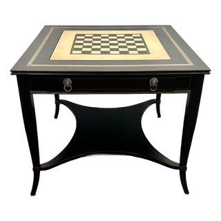 VTG Multi-Game Table, in Black and Gold For Sale