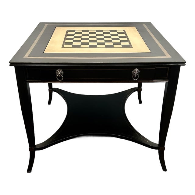 VTG Multi-Game Table, in Black and Gold For Sale