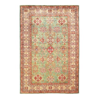 Fine Hand Knotted Kazak Rug For Sale