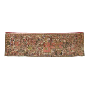 18th Century Antique Indian Tapestry - 04'09 X 16'00