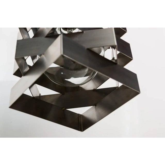 Midcentury Geometric Pendant by Niels Esmann and Hans C. Jensen For Sale - Image 4 of 7