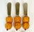 Ceramic 1990s Vintage Pottery Barn Pumpkin Butter Knife Spreaders - Set of 6, Thanksgiving, Halloween. For Sale - Image 7 of 7