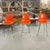 Charles Eames for Herman Miller Orange Fiberglass Counter Height Stools For Sale - Image 9 of 18