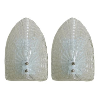 1960s Swedish 'Model 6310' Glass Sconces by Globen AB - a Pair For Sale