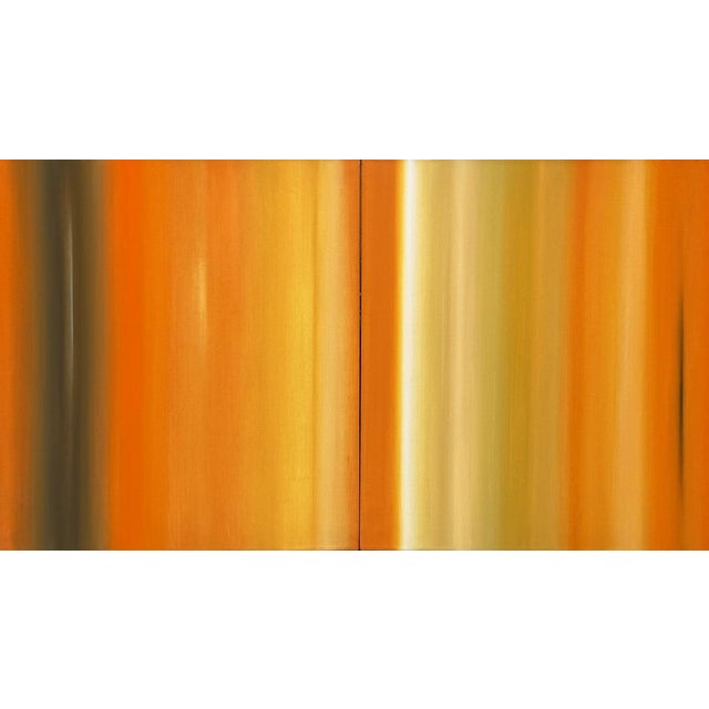 Modern Art, Oil on canvas, Raffaele Cioffi Continuum 2004, diptych Excellent condition Dimensions: 100 x 180 cm This piece...