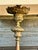 Baroque 17th Century Italian Baroque Bronze Altar Candelabra Lamps, Marian Monogram - Pair For Sale - Image 3 of 6
