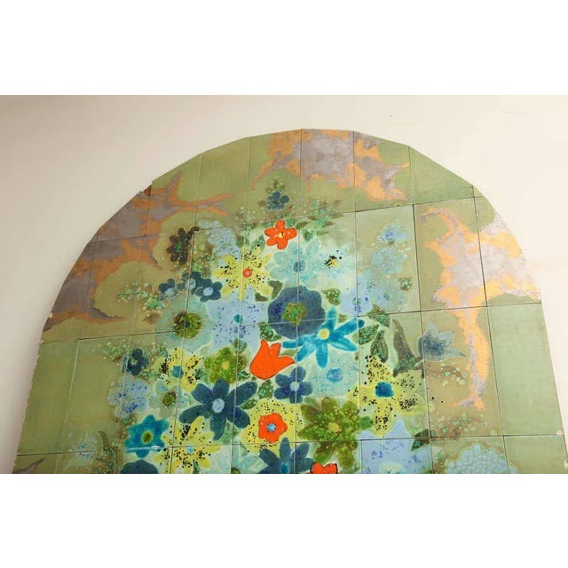 Italian Hand-Painted Tile Panel, From The Hilton Plaza Hotel, Miami Beach For Sale In Miami - Image 6 of 10