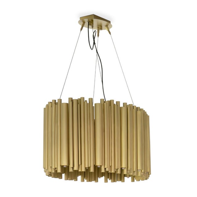 Brubeck mid-century modern chandelier is inspired by one of the foremost exponents of cool jazz: Dave Brubeck. This unique...
