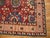 Beautifully Detailed Borders on a Red-Raspberry Background Color Antique Caucasian Harshang Kuba Rug For Sale - Image 4 of 6
