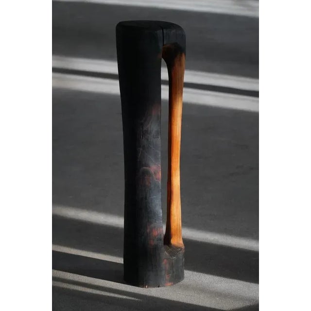 Large Wooden Sculpture by Ole Wettergren, 1990s For Sale - Image 4 of 18