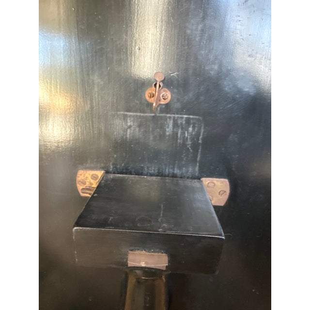 Ebony Mid-19th Century Victorian Ebonized Tilt-Top Table With Hand Painted Chinoiserie Decoration For Sale - Image 8 of 8