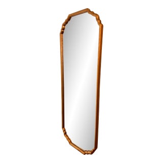 Uttermost Scalloped Gold Wall Mirror - 21.5" X 61.5" For Sale