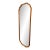 Uttermost Scalloped Gold Wall Mirror - 21.5" X 61.5" For Sale