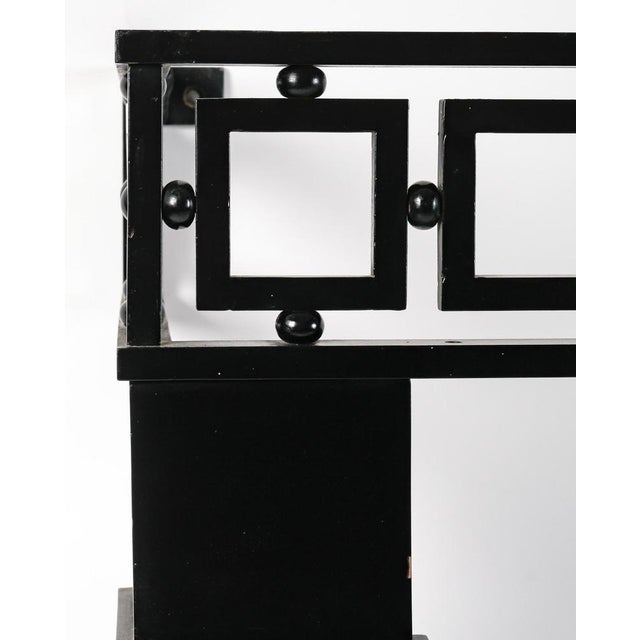 Neo-Classical Style Wrought Iron Console, 20th Century For Sale - Image 4 of 11