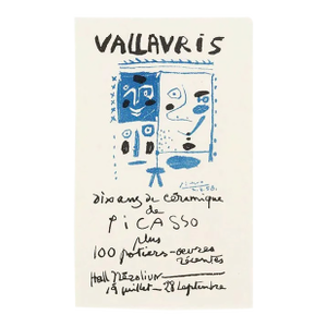 Picasso Lithograph 96 Exposition Vallauris Dix Ans De Ceramique